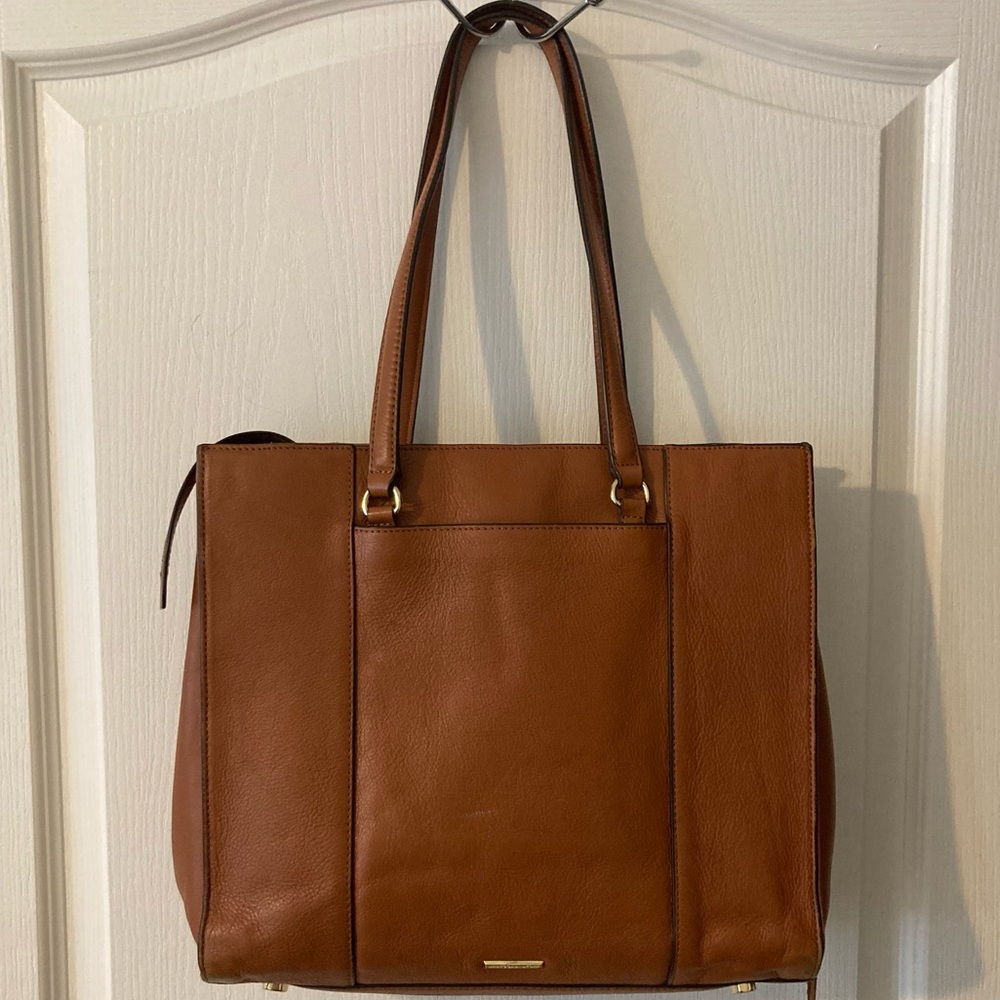 REBECCA MINKOFF GENUINE LEATHER LAPTOP BAG